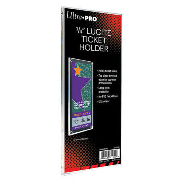 Ultra Pro 1/4" Lucite Ticket Holder