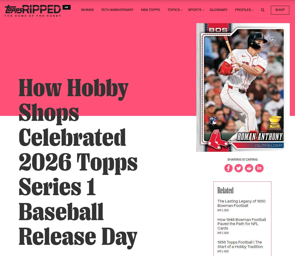 Proud to Be Featured: Mintink Celebrated in Topps Ripped!