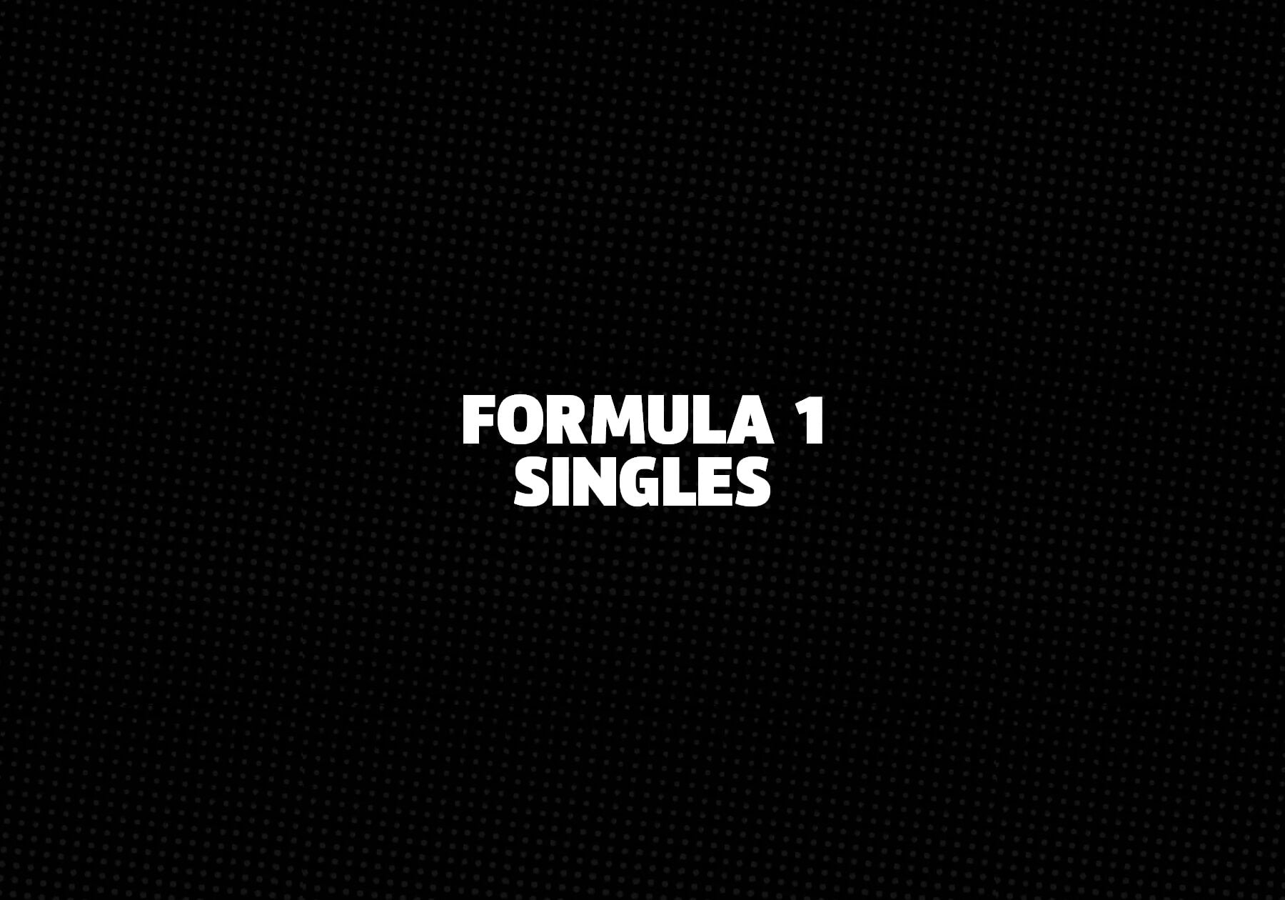 Formula-1-Singles 