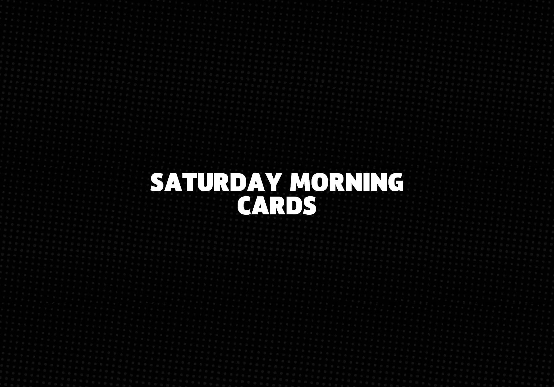 Saturday Morning Cards: Trading Cards, Stickers & Bundles