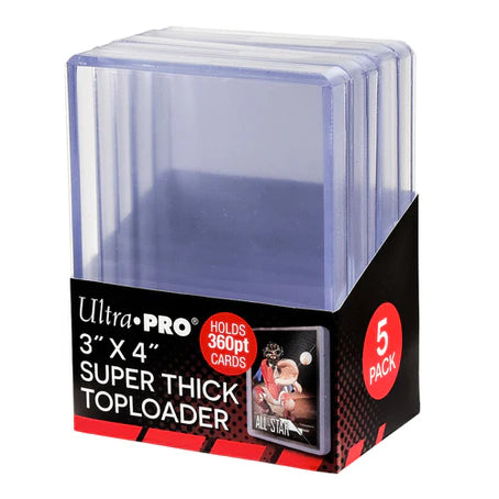 Ultra Pro - Top Loaders - 3x4 Super Thick 360pt Pack