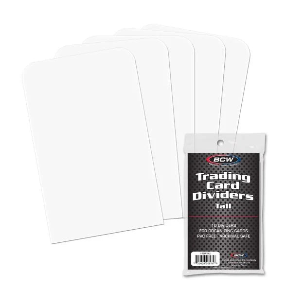 BCW Tall Trading Card Dividers