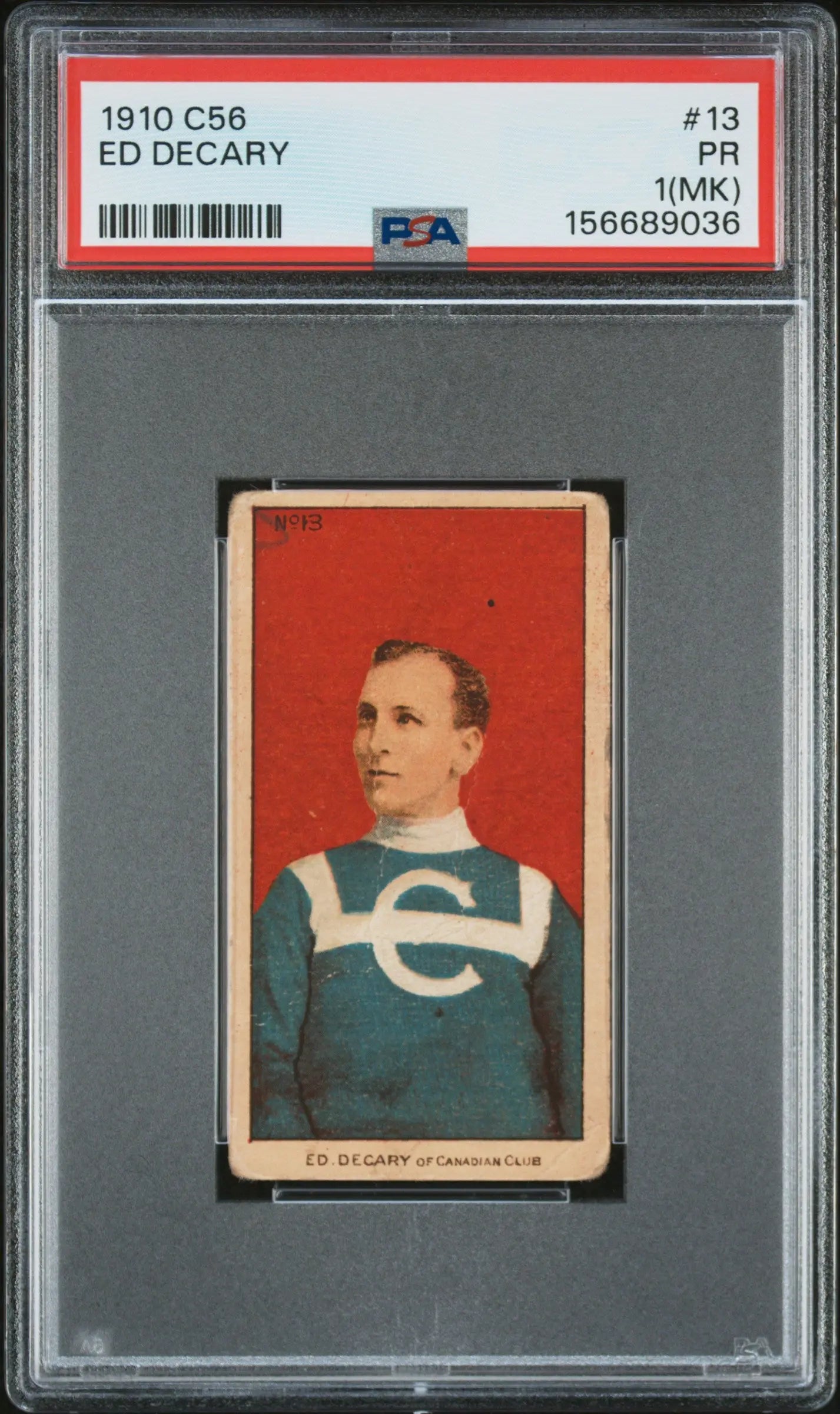1910 C56 Ed Decary MK PSA 1 