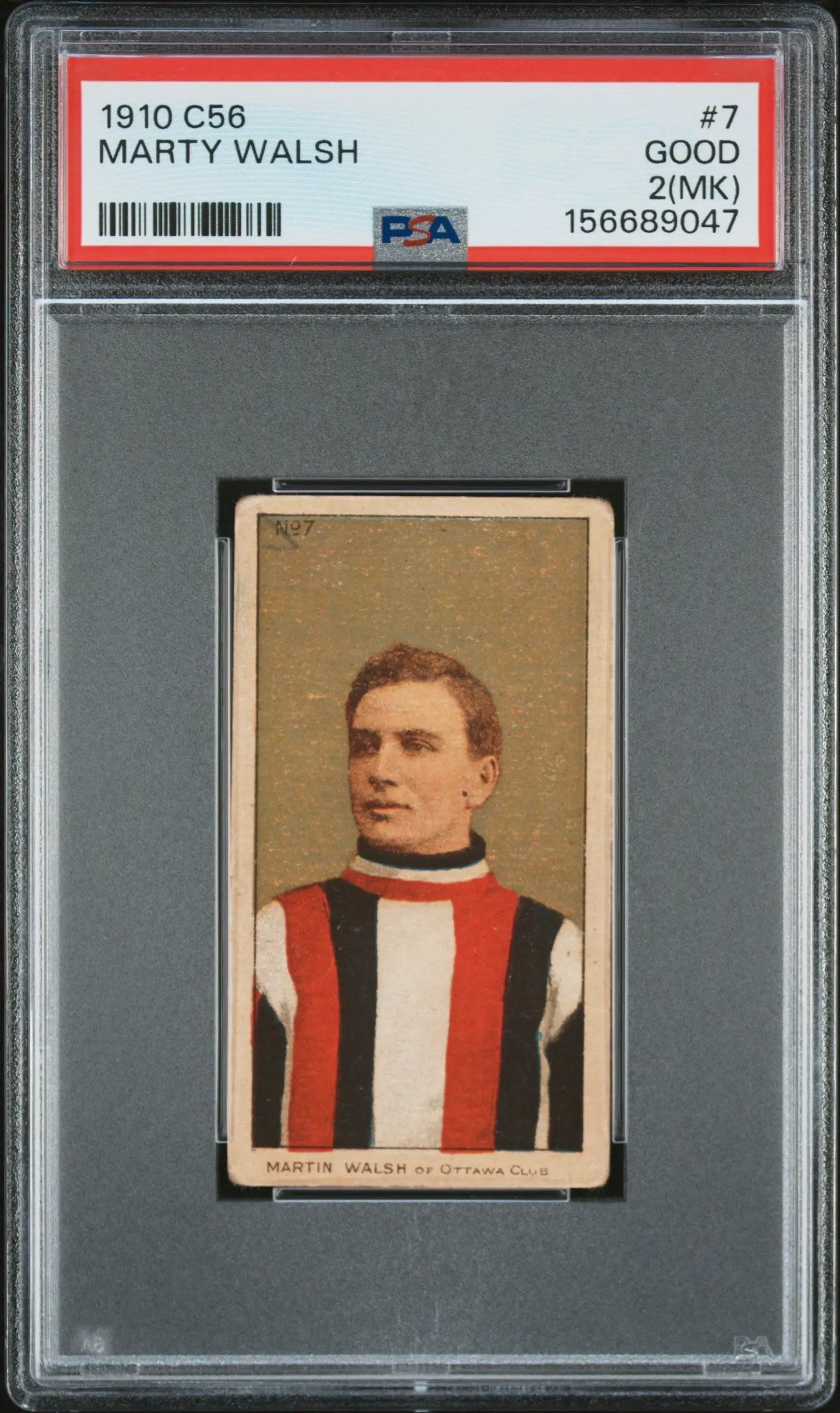 1910 C56 Marty Walsh MK PSA 2 