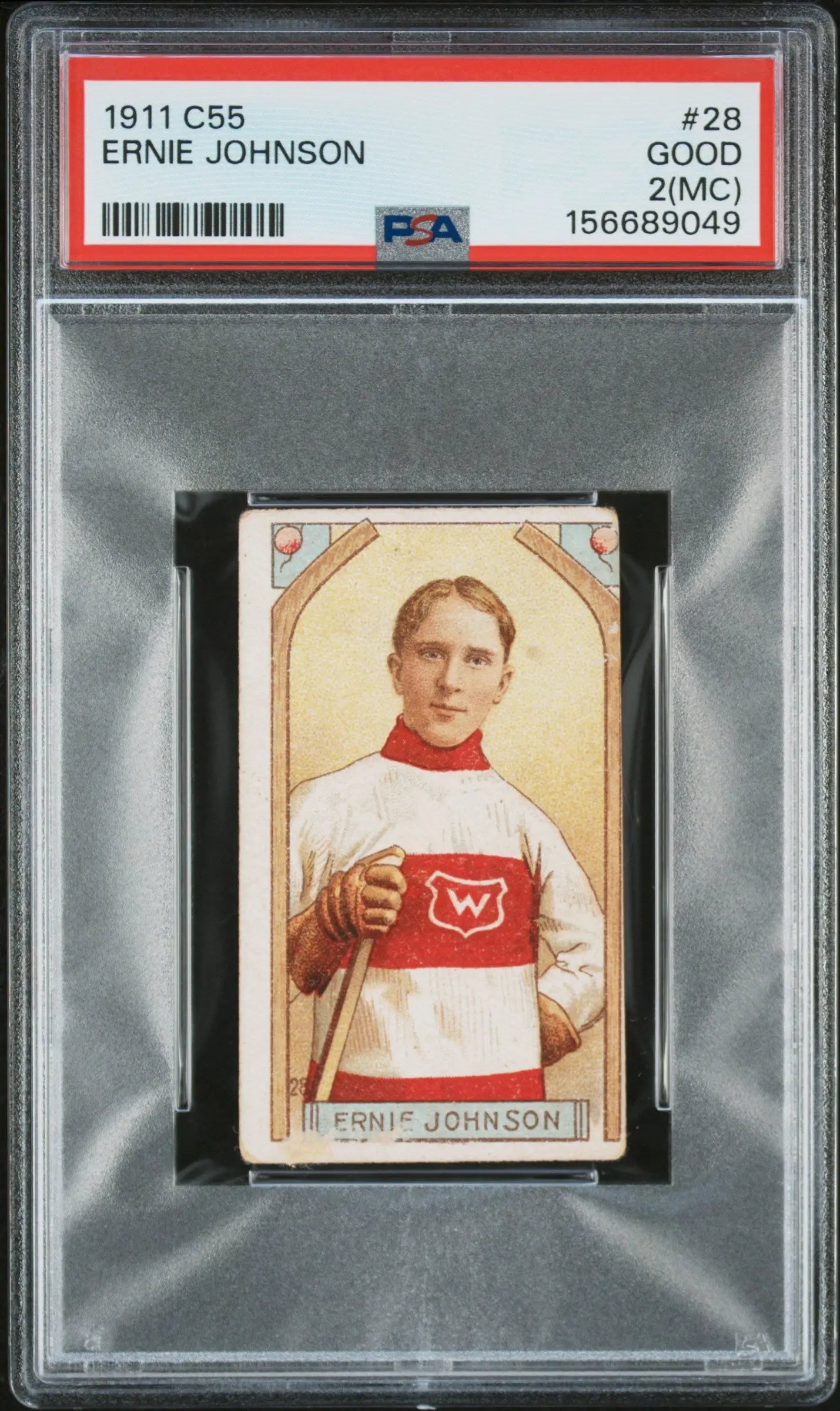 1911 C55 Ernie Johnson MC PSA 2 