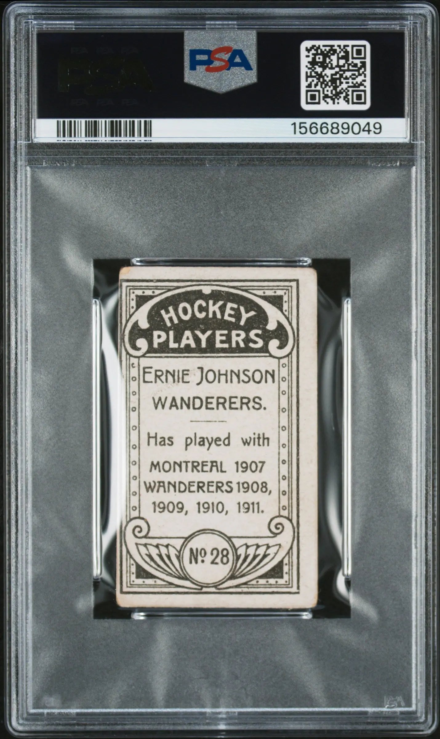 1911 C55 Ernie Johnson MC PSA 2 