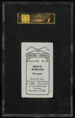 1912-13 C57 Hockey Bruce Ridpath SGC 3 