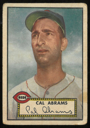 1952 Topps Baseball Vintage Cal Abrams 
