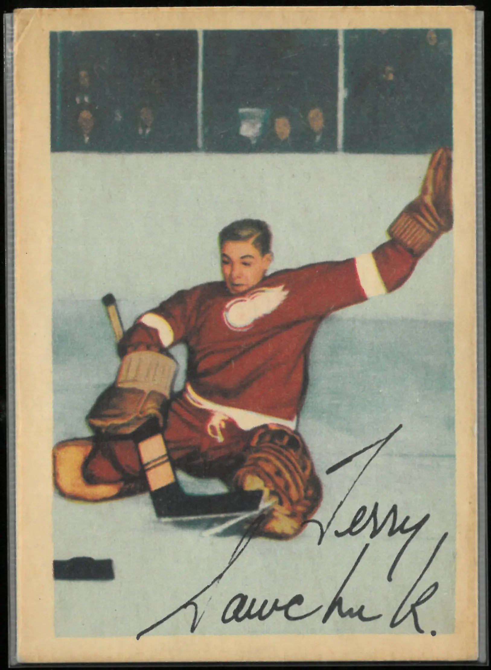 1953 Parkhurst Hockey Terry Sawchuk 