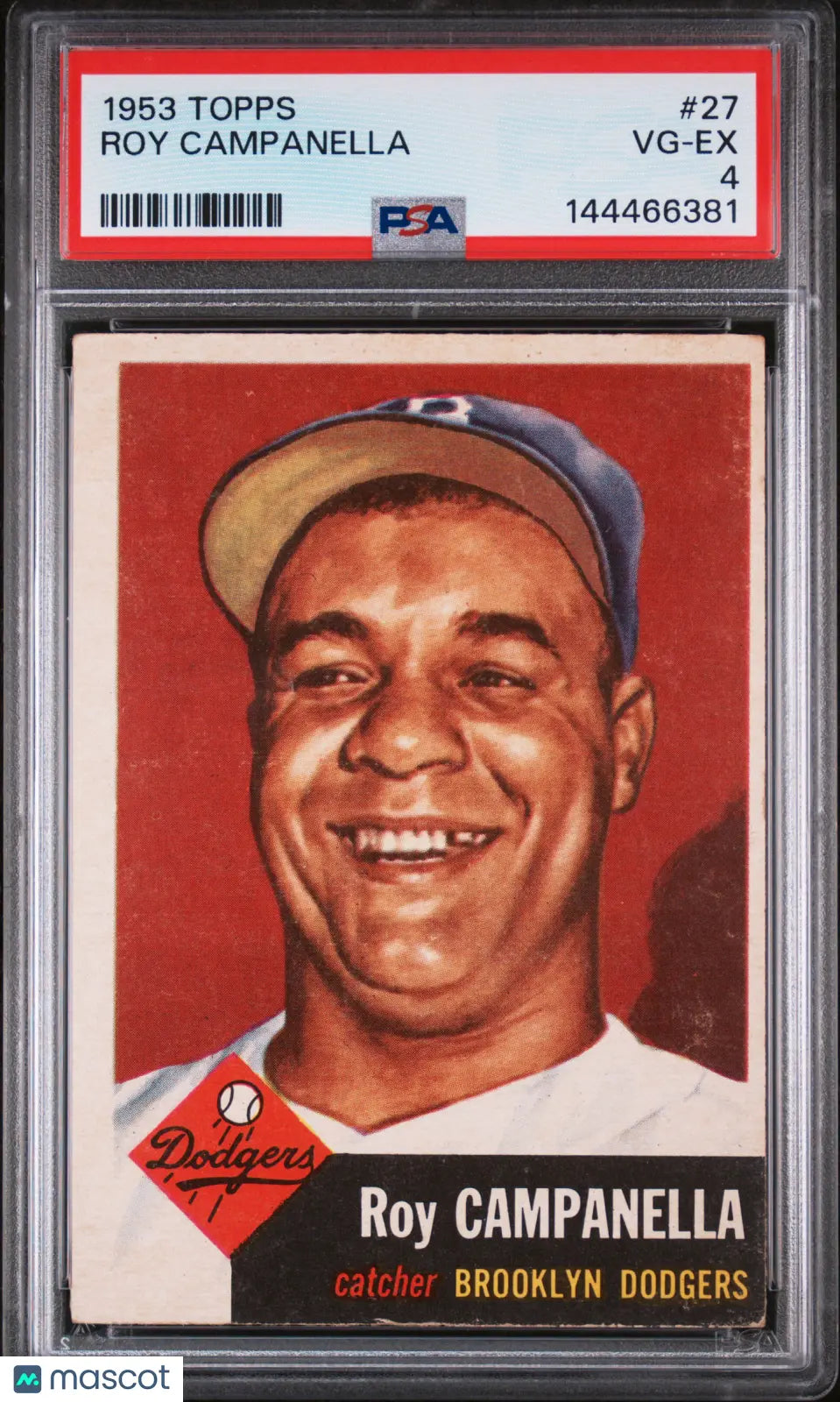 1953 Topps Baseball Roy Campanella #27 PSA 4 NEW CERT 