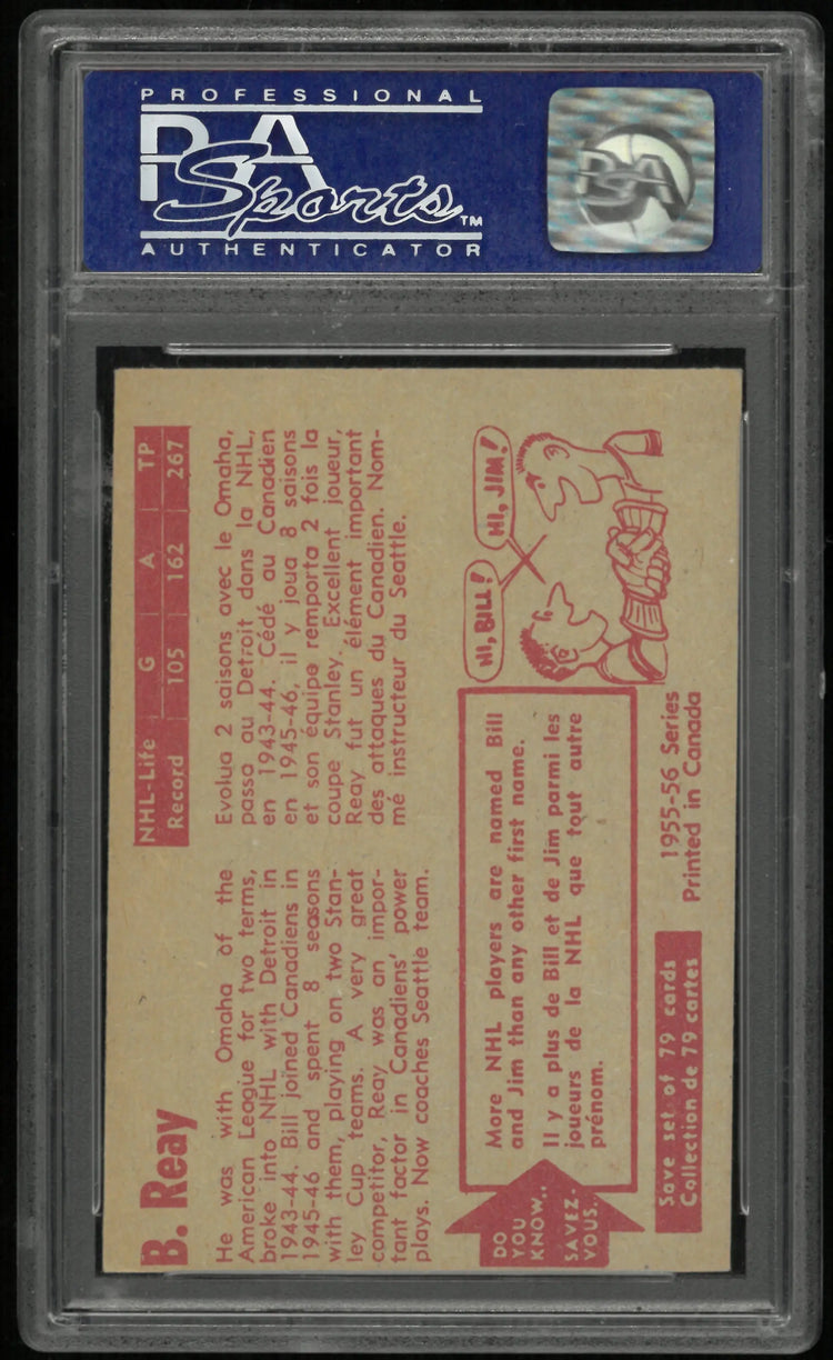 1955 Parkhurst Billy Reay PSA 7 