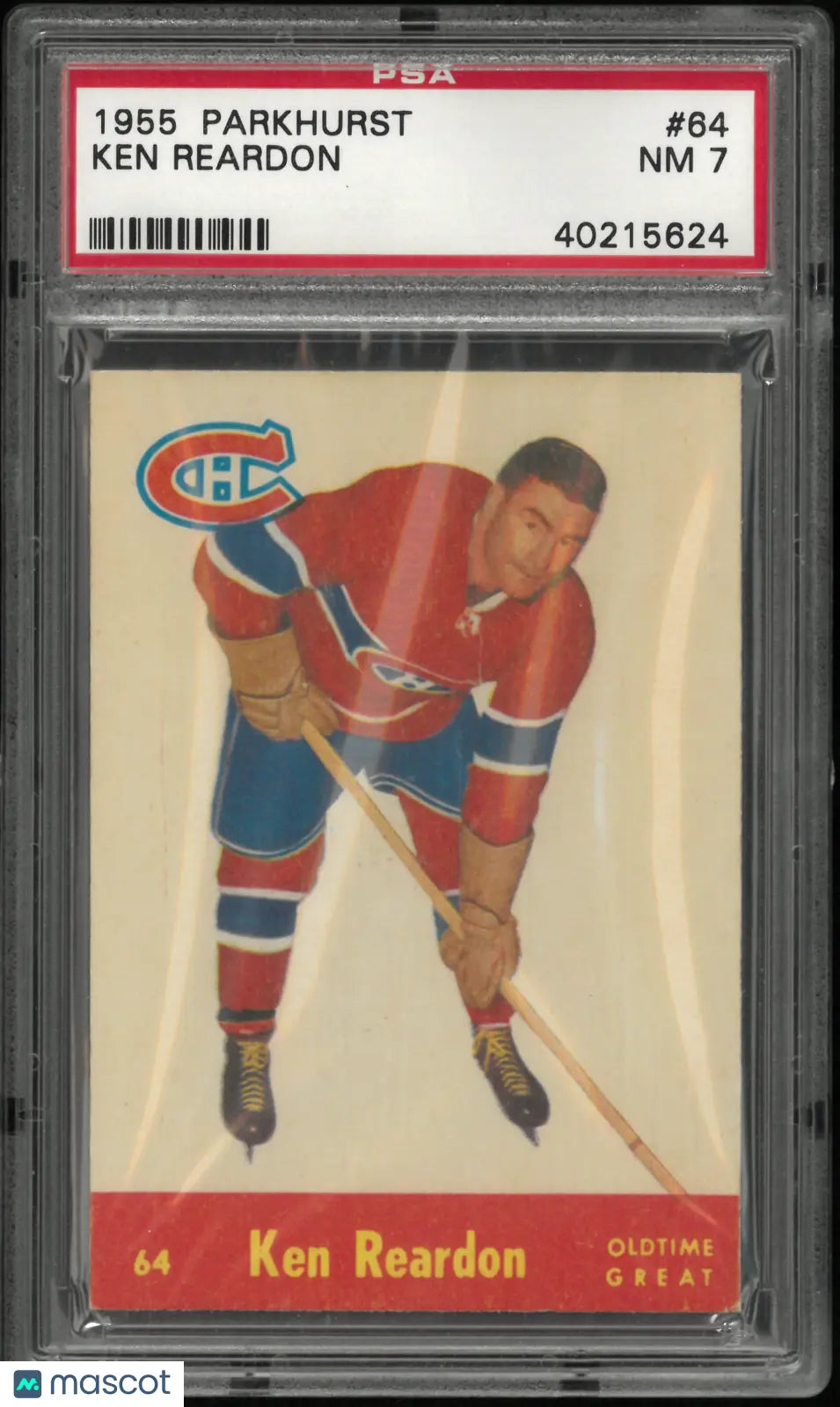 1955 Parkhurst Ken Reardon PSA 7 