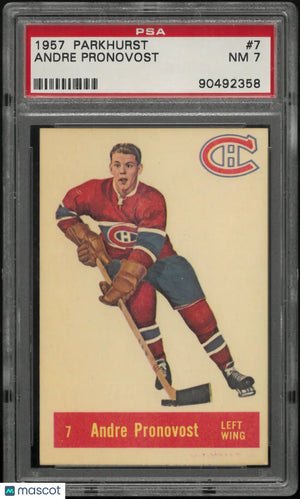 1957 Parkhurst Andre Pronovost PSA 7 