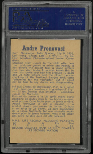 1957 Parkhurst Andre Pronovost PSA 7 