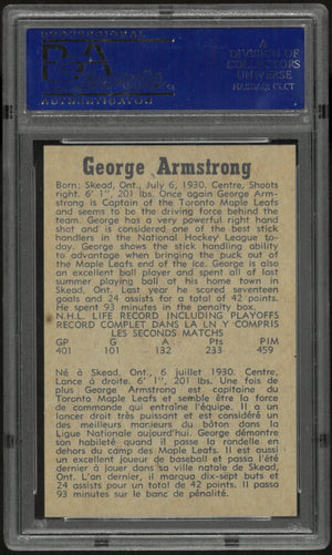 1958 Parkhurst Hockey George Armstrong PSA 7 