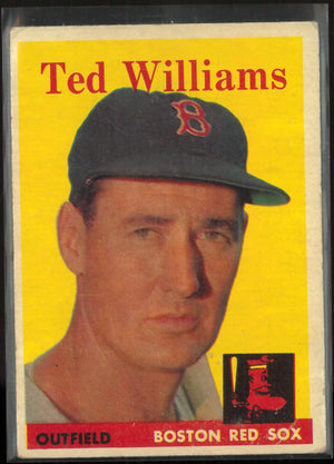 1958 Topps Baseball Ted Williams 