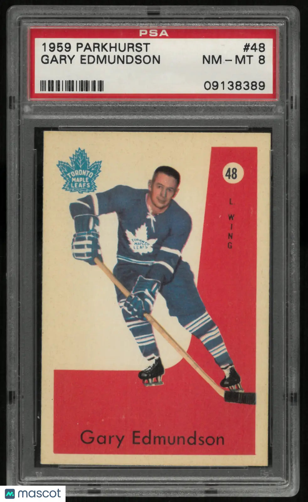 1959 Parkhurst Gary Edmundson PSA 8 