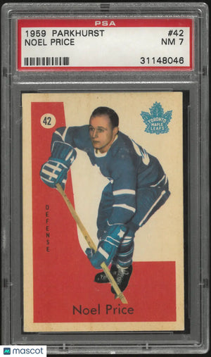 1959 Parkhurst Noel Price PSA 7 
