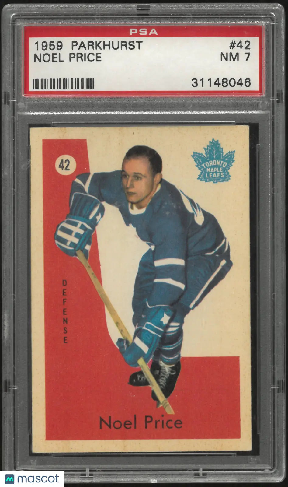 1959 Parkhurst Noel Price PSA 7 