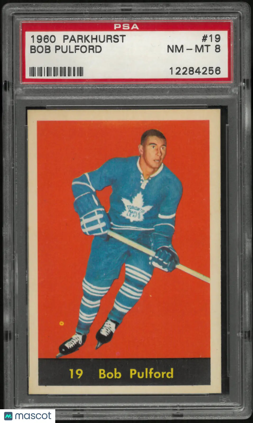 1960 Parkhurst Bob Pulford PSA 8 