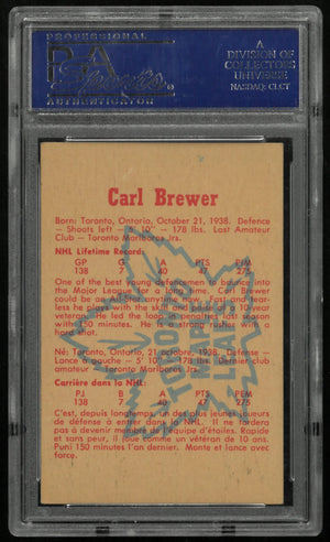 1960 Parkhurst Carl Brewer PSA 6 