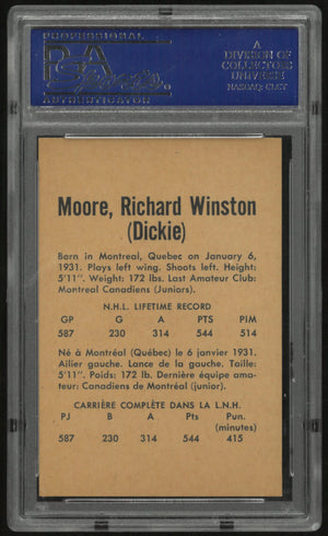 1962 Parkhurst Dickie Moore PSA 8 
