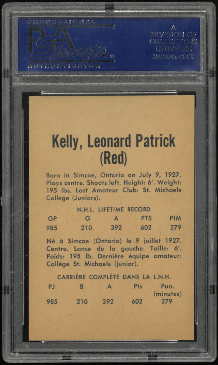1962 Parkhurst Hockey Red Kelly PSA 8 