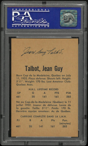 1962 Parkhurst Jean-Guy Talbot PSA 8 