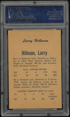 1962 Parkhurst Larry Hillman PSA 8 