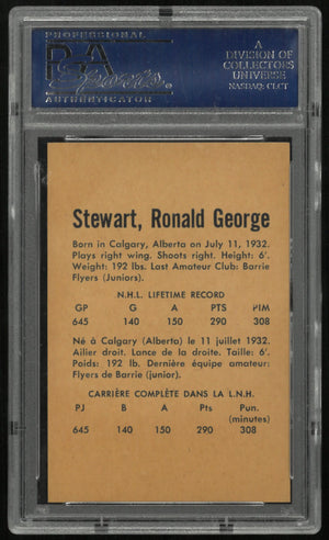1962 Parkhurst Ron Stewart PSA 8 