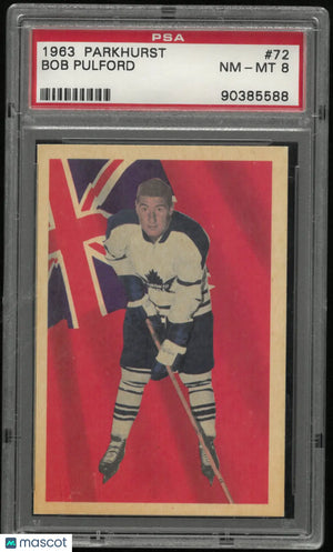 1963 Parkhurst Bob Pulford PSA 8 