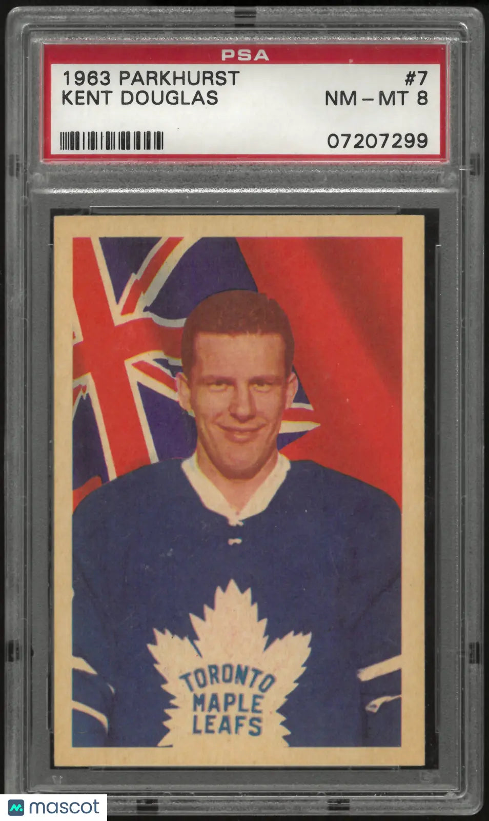 1963 Parkhurst Hockey Kent Douglas PSA 8 