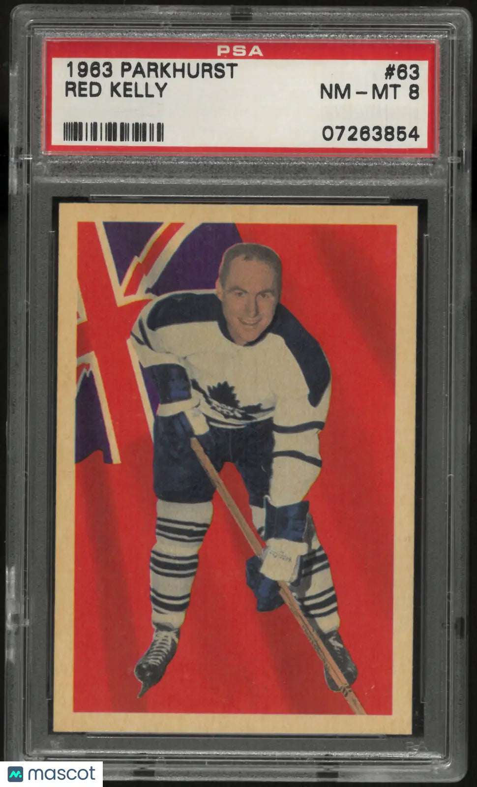 1963 Parkhurst Hockey Red Kelly PSA 8 