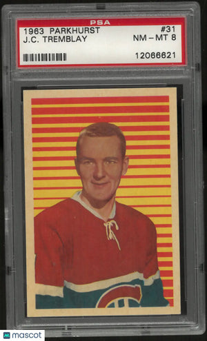 1963 Parkhurst J. C. Tremblay PSA 8 