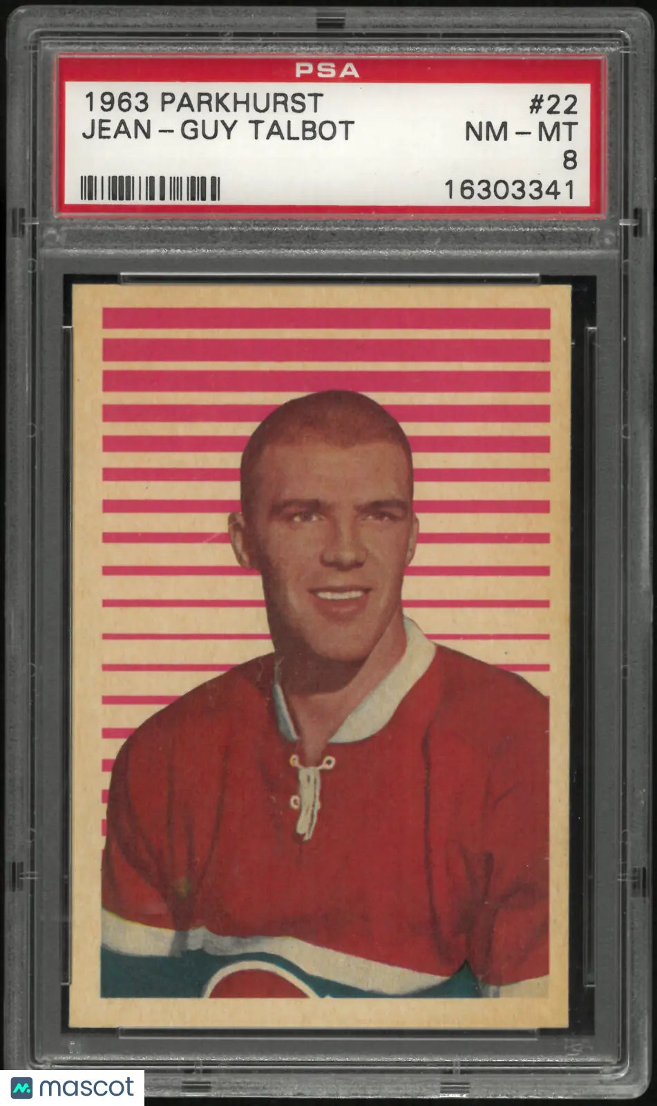 1963 Parkhurst Jean-Guy Talbot PSA 8 