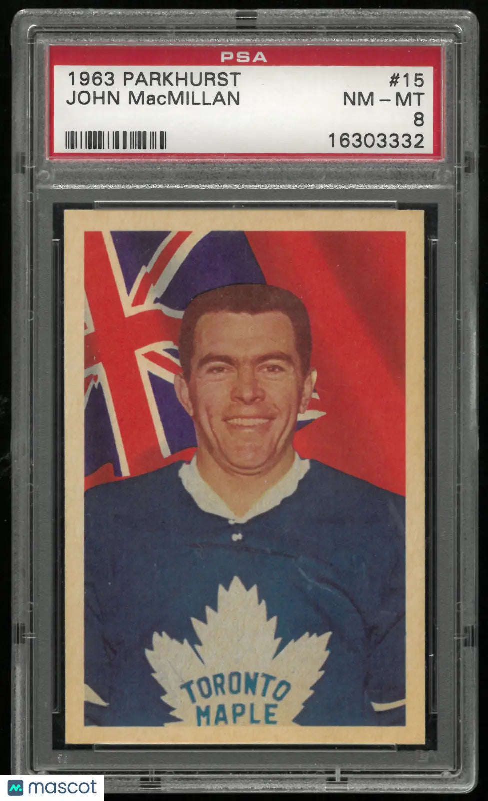 1963 Parkhurst John Macmillan PSA 8 