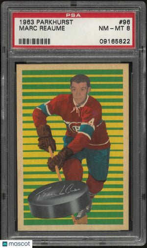 1963 Parkhurst Marc Reaume PSA 8 