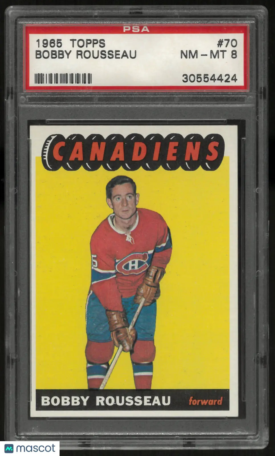 1965 Topps Bobby Rousseau PSA 8 