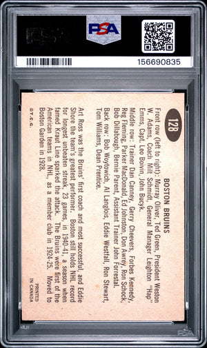 1965 Topps Hockey Boston Bruins PSA 4 