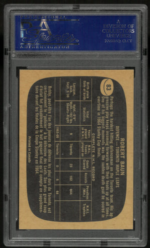 1966 Topps Bob Baun PSA 7 