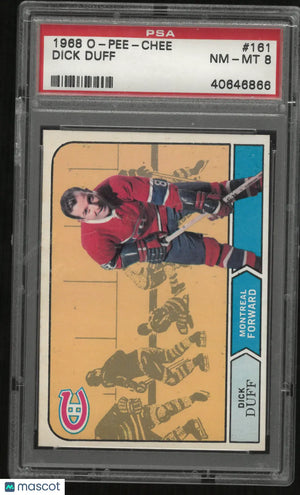 1968 O-Pee-Chee Dick Duff PSA 8 