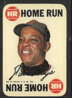 1968 Topps Home Run Willie Mays 