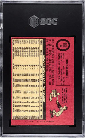 1969 O-Pee-Chee Baseball Bob Clemente #50 SGC 4 