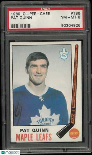 1969 O-Pee-Chee Pat Quinn PSA 8 