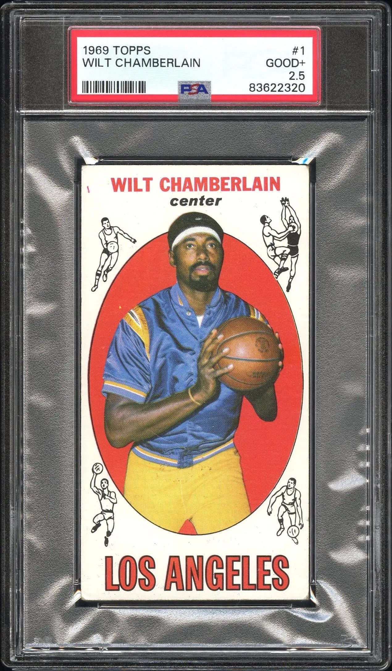 1969 Topps Wilt Chamberlain PSA 2.5 