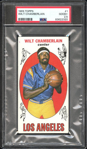 1969 Topps Wilt Chamberlain PSA 2.5 
