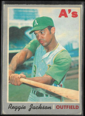 1970 Topps Baseball Reggie Jackson 
