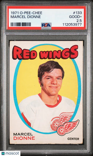 1971 O-Pee-Chee Hockey Marcel Dionne #133 PSA 2.5 
