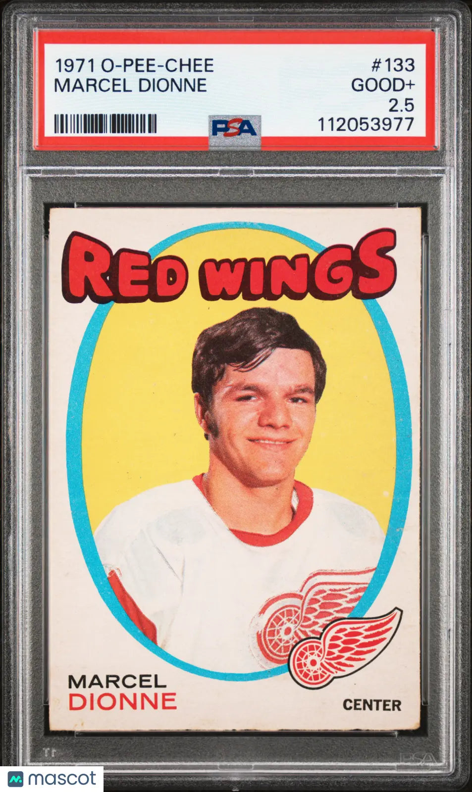 1971 O-Pee-Chee Hockey Marcel Dionne #133 PSA 2.5 