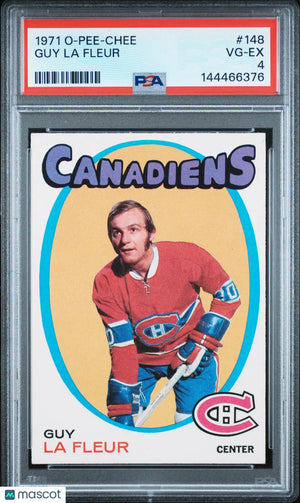 1971 O-Pee-Chee OPC Guy La Fleur RC Rookie #148 PSA 4 NEW CERT 